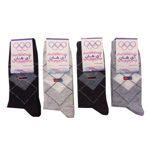 جوراب مردانه آی هان بسته 4 عددی