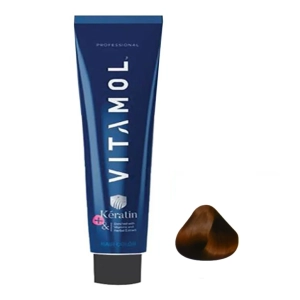 رنگ مو ویتامول سری natural شماره 5 رنگ قهوه ای روشن