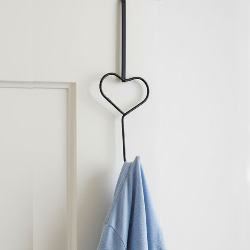 آویز لباس پشت دری تکی طرح قلب بسته دوتایی - Image 4