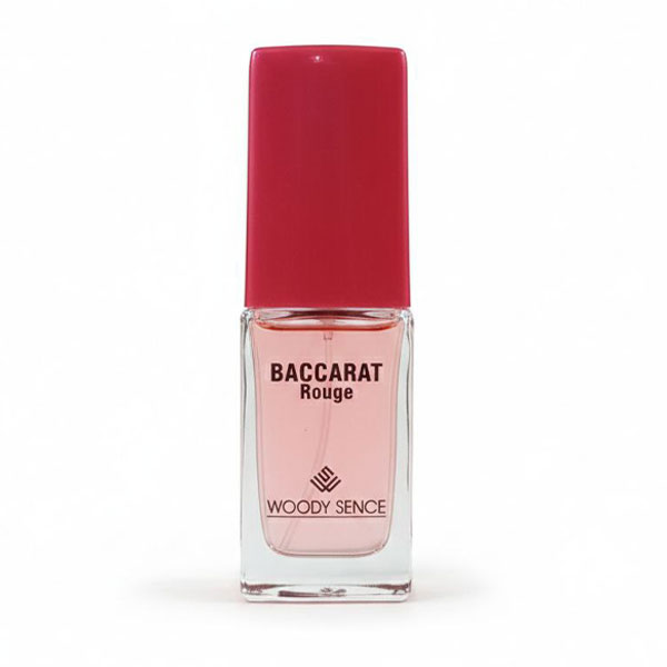 ادکلن جیبی مردانه و زنانه وودی سنس مدل باکارات رژ Baccarat Rouge حجم 15ml