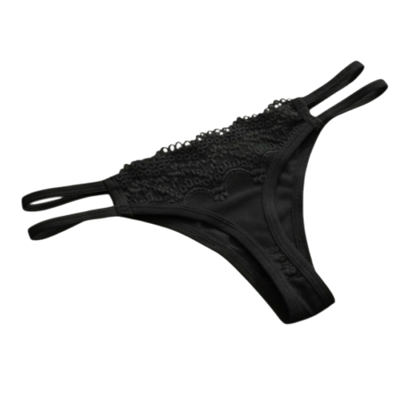 شورت گیپور بغل بندی مشکی