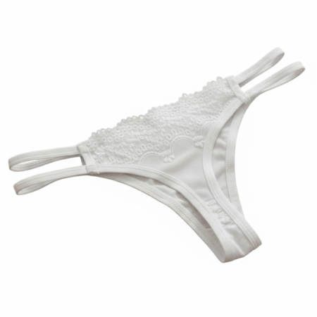 شورت گیپور بغل بندی سفید