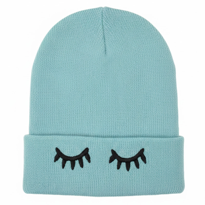 کلاه بافتنی طرح پلک - Image 4