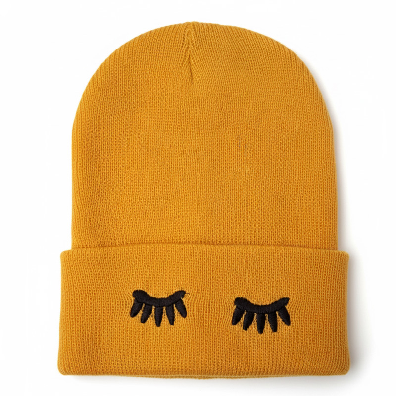 کلاه بافتنی طرح پلک - Image 9