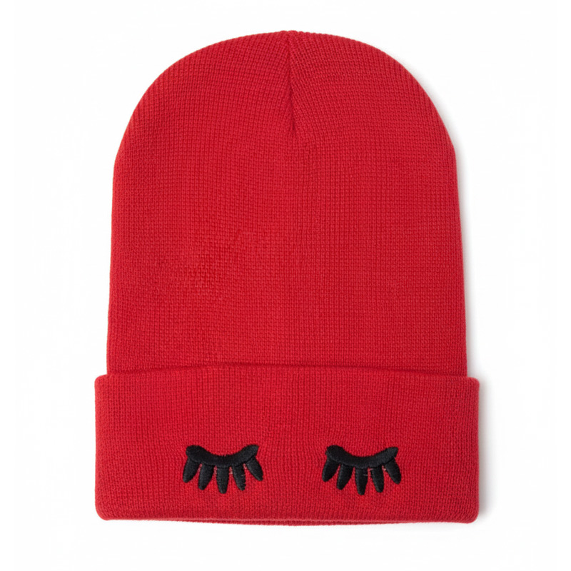 کلاه بافتنی طرح پلک - Image 7