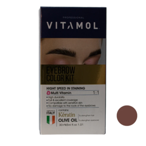 کیت رنگ ابرو ویتامول شماره B2