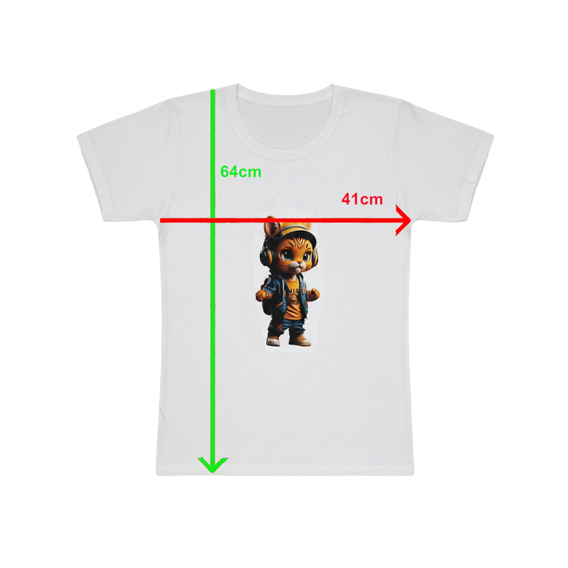 تیشرت دخترانه آستین کوتاه مدل کیتی استایل - Image 3