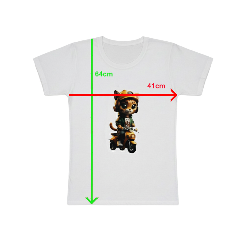 تیشرت دخترانه آستین کوتاه مدل موتو کت - Image 4