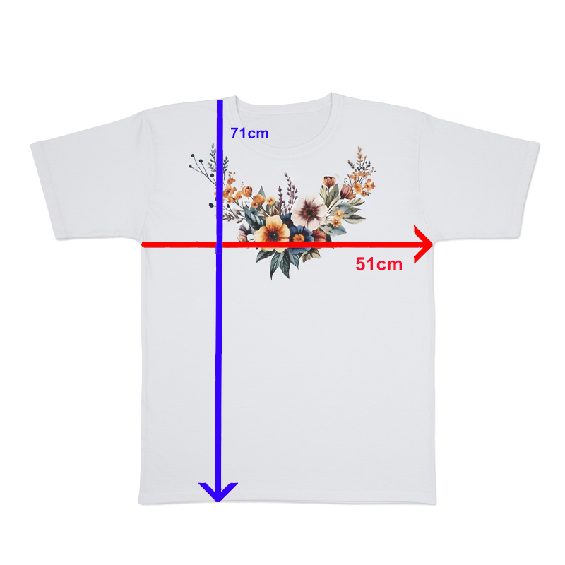 تیشرت زنانه آستین کوتاه مدل Vintage Flor - Image 3