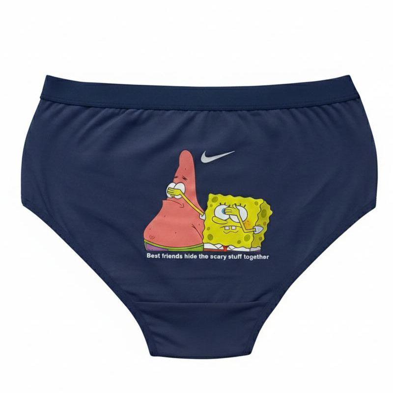 شورت زنانه تمام نخ طرح باب اسفنجی - Image 4