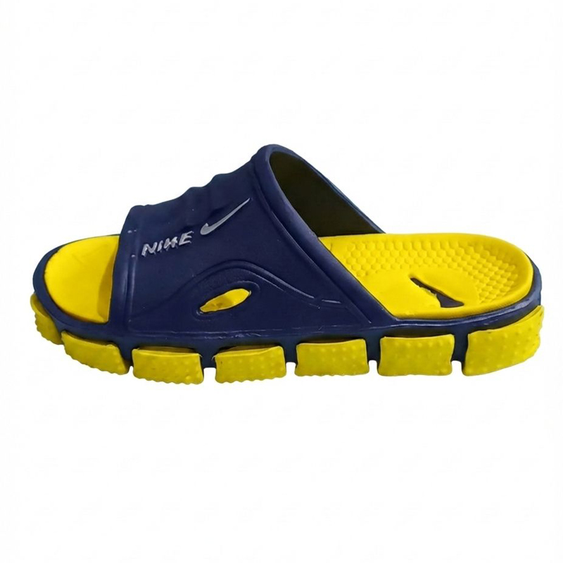 دمپایی حمام طرح نایک رنگ زرد