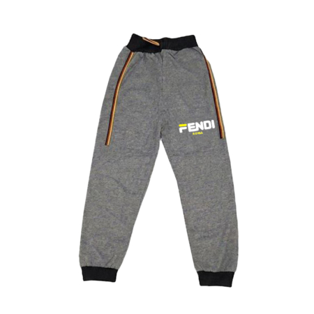 شلوار اسلش بچگانه ملانژ طرح Fendi