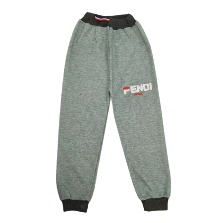 شلوار اسلش بچگانه ملانژ طرح فندی