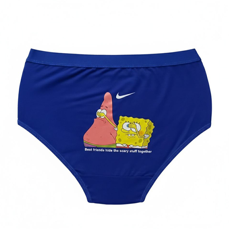 شورت زنانه تمام نخ طرح باب اسفنجی - Image 3