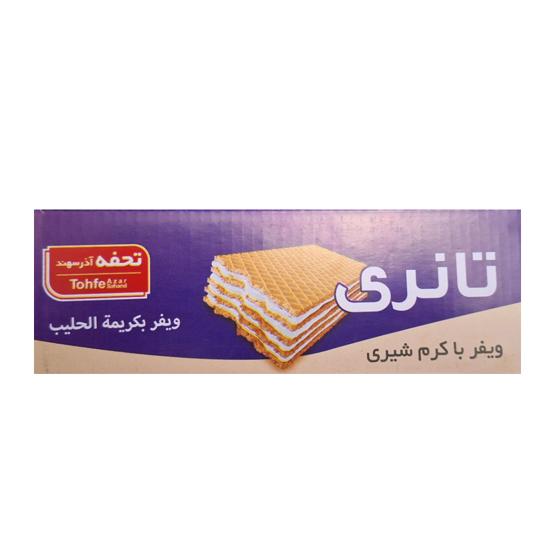 ویفر جعبه ای تانری با طعم کرم شیری (30 عددی) - Image 3