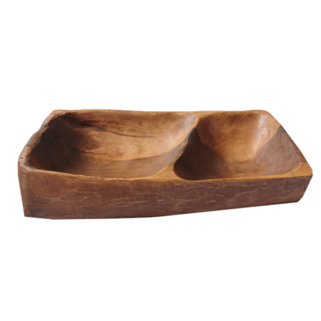 اردو خوری چوبی دست ساز دو خانه
