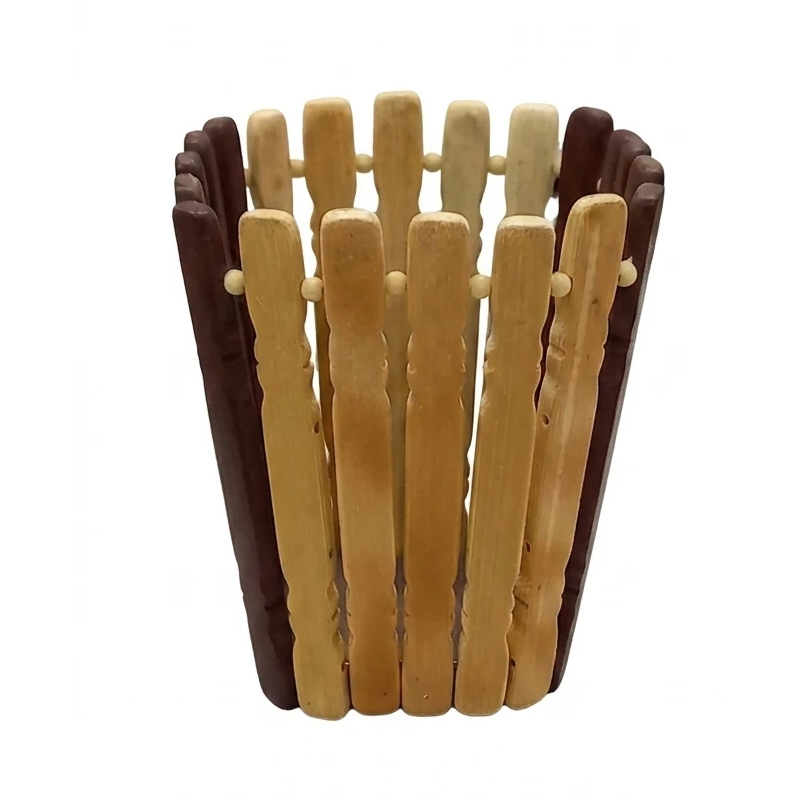 جاقلم طرح چوبی دورنگ