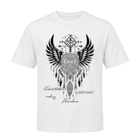 تیشرت یونیسکس مدل Tribal Wing